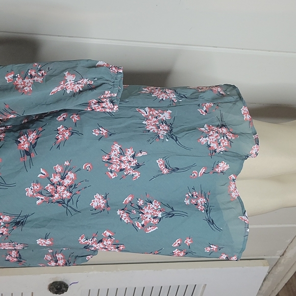 MADEWELL MARGUERITE DRESS IN BUTTERFLY GARDEN WOMEN SIZE 2 - Picture 6 of 16